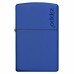 ISQUEIRO ZIPPO LOGO ROYAL BLUE MATTE